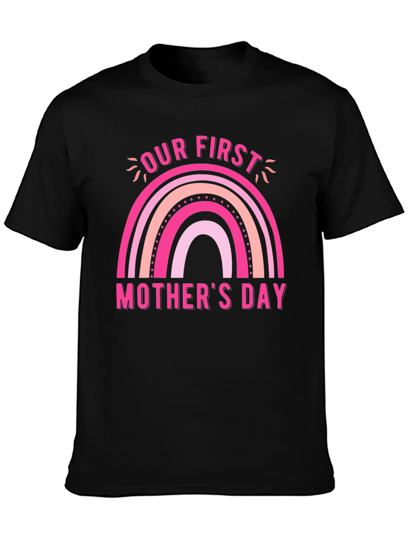 First Mothers Day Rainbow Tee
