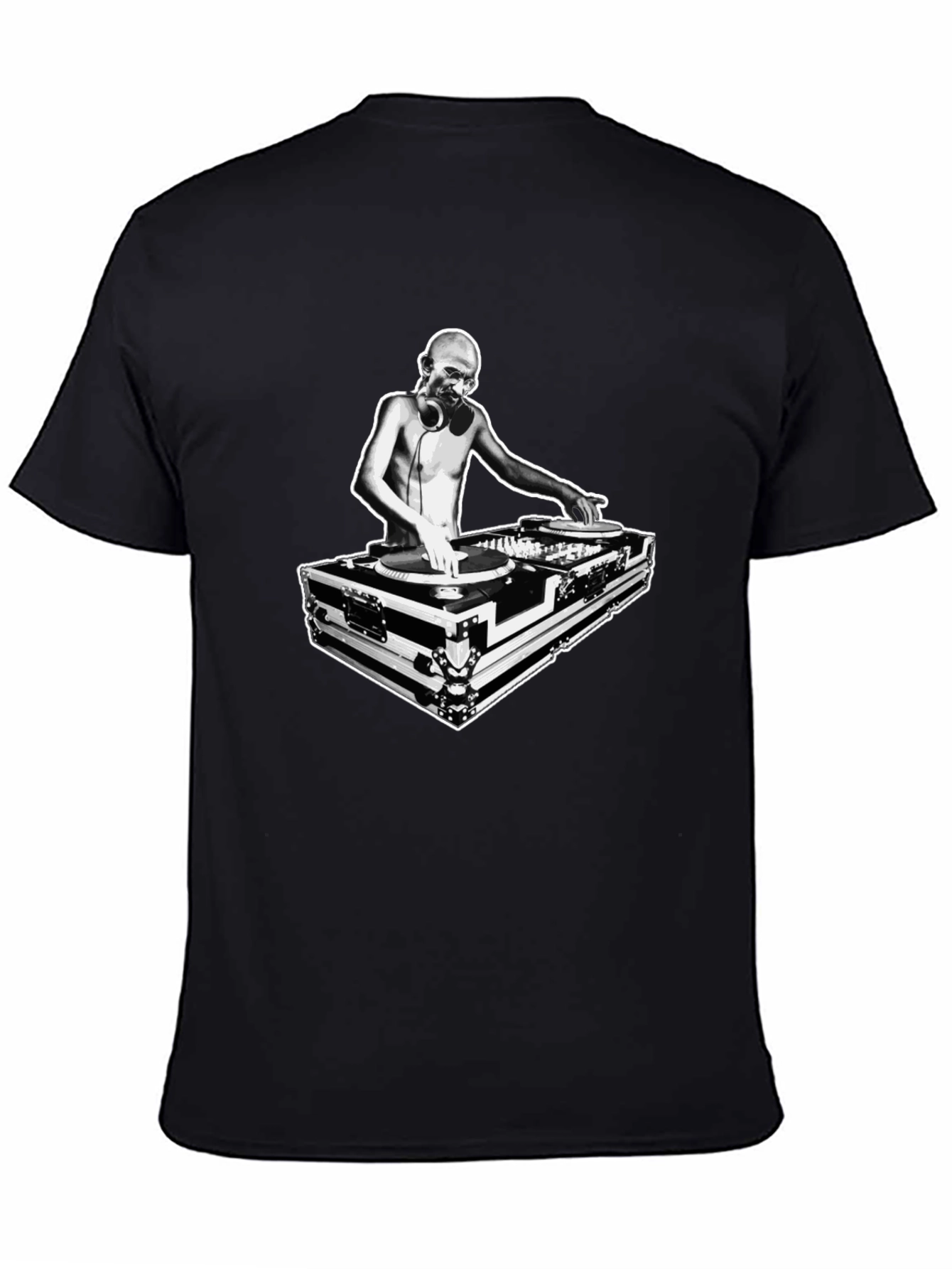 DJ Graphic T-Shirt - Black Cotton Tee