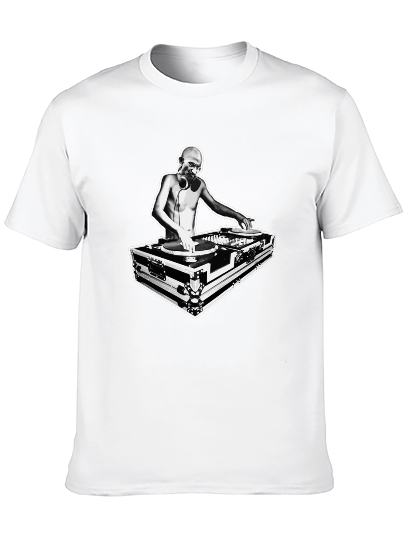 DJ Graphic T-Shirt - Black Cotton Tee