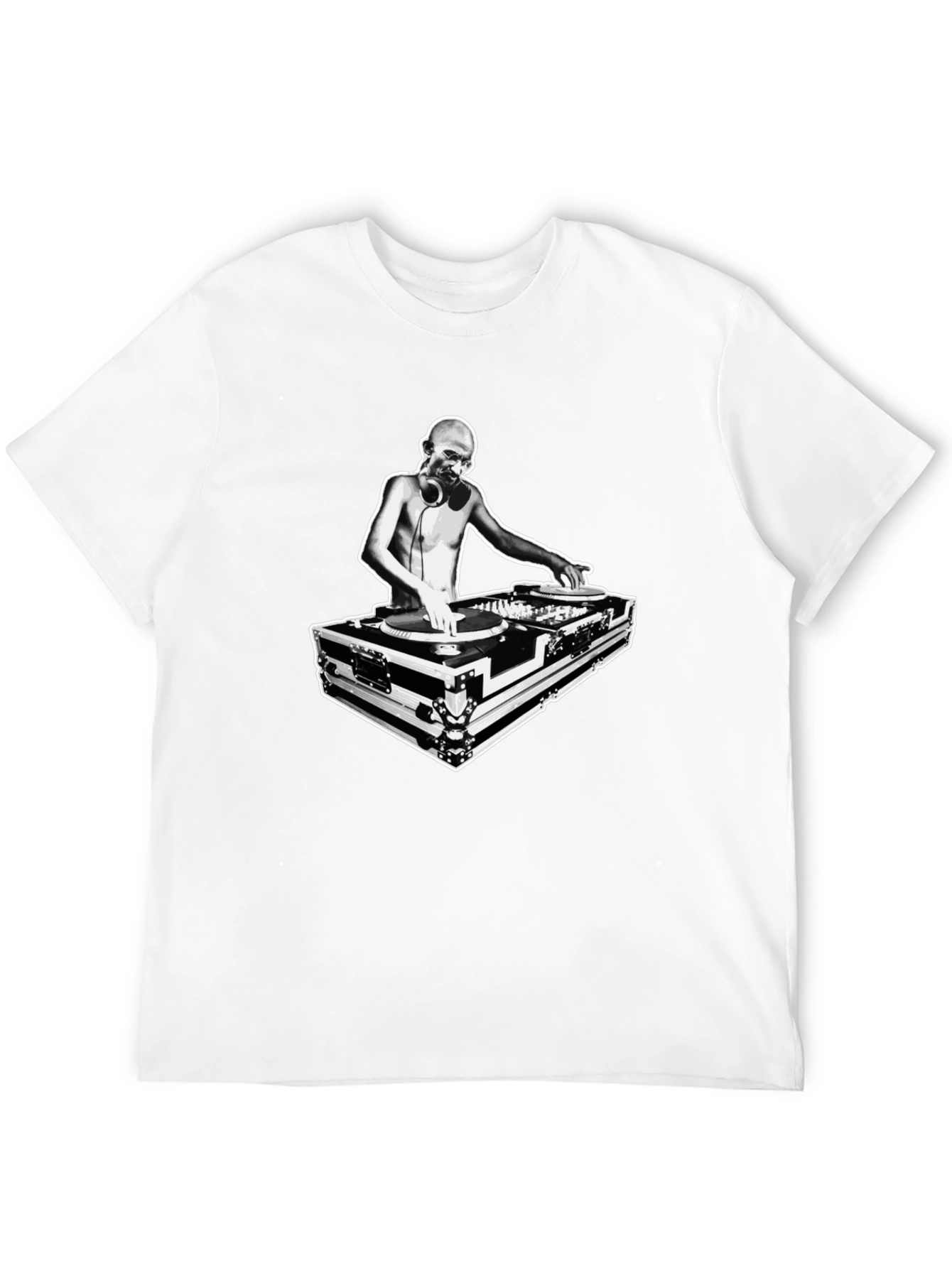 DJ Graphic T-Shirt - Black Cotton Tee