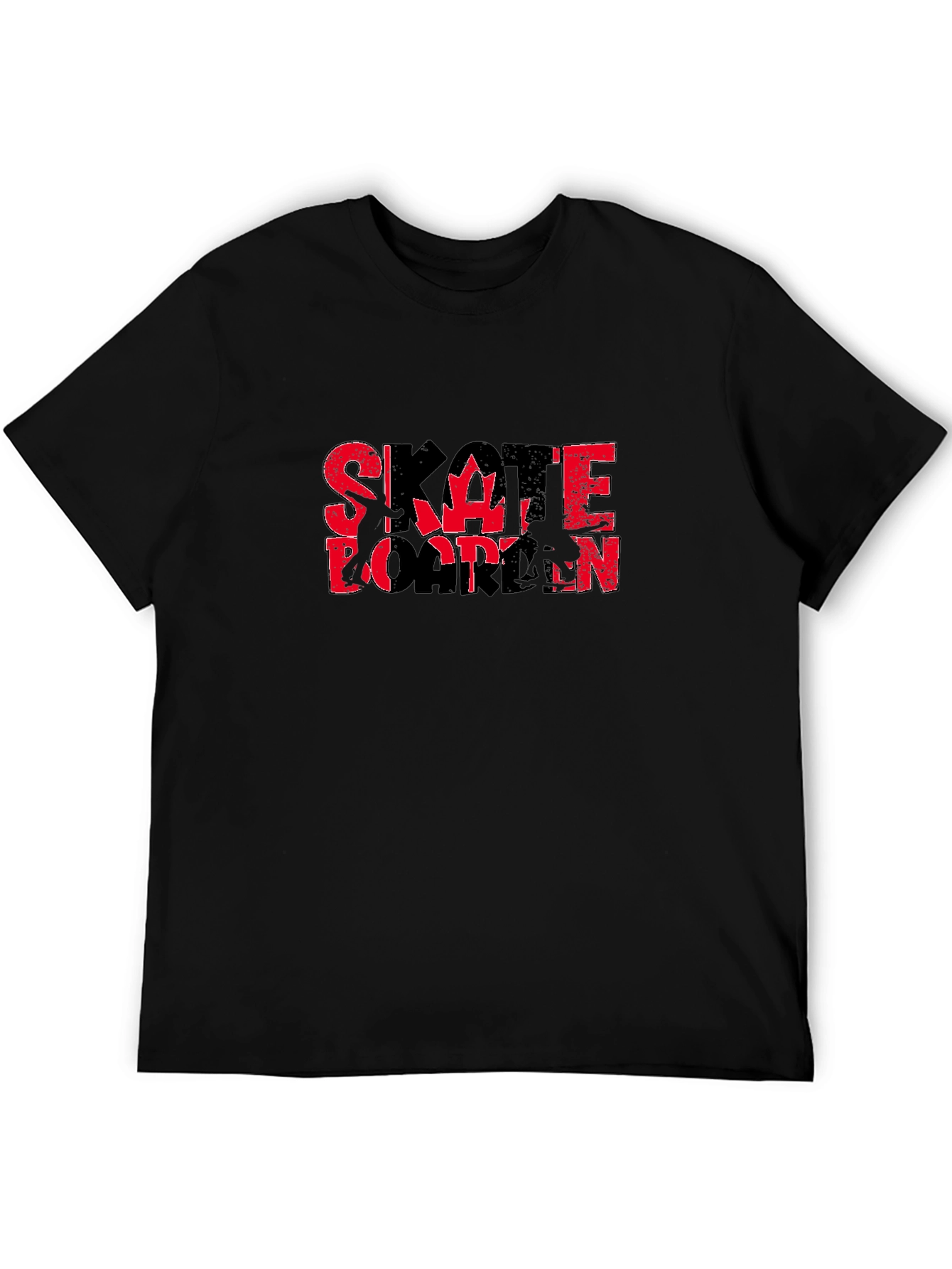 Skateboarding Canada Black Graphic T-Shirt