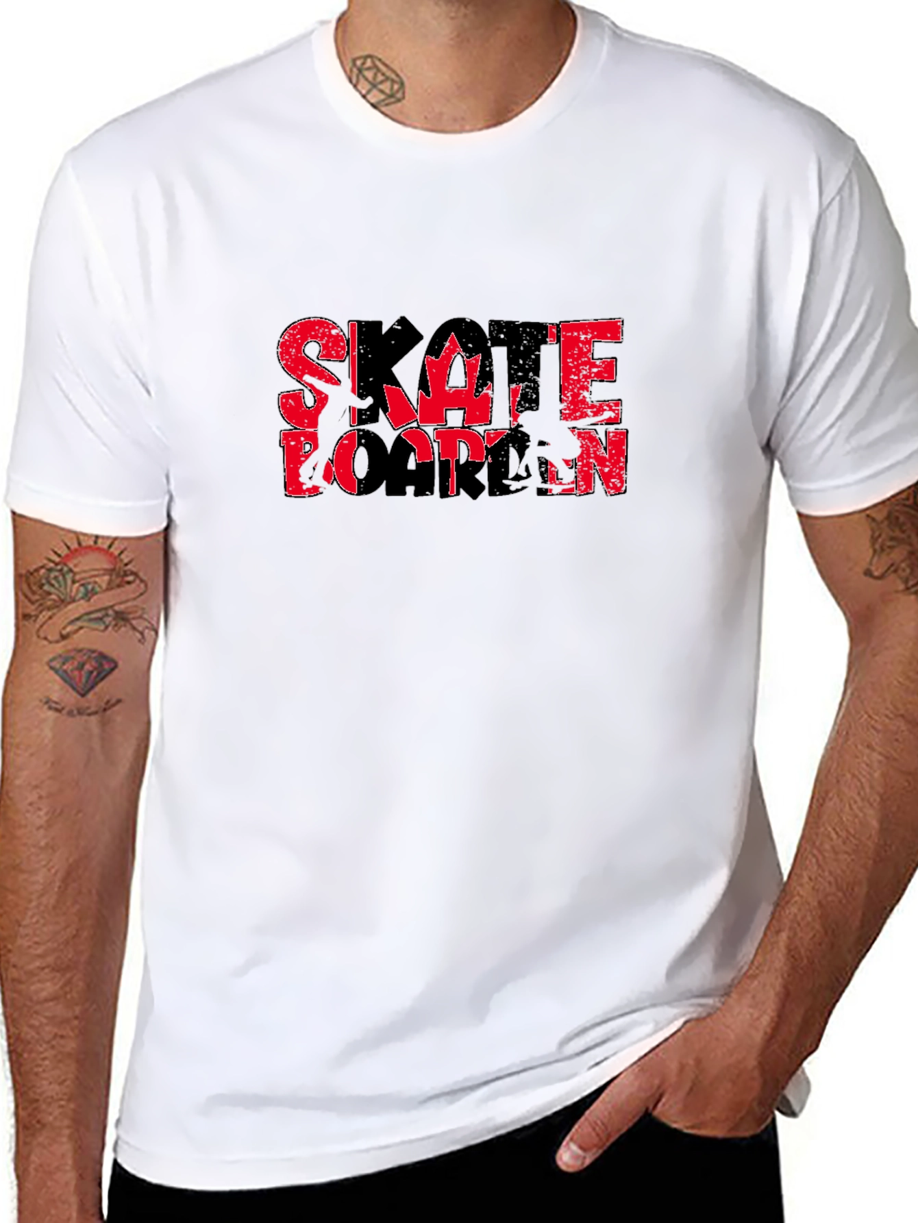 Skateboarding Canada Black Graphic T-Shirt
