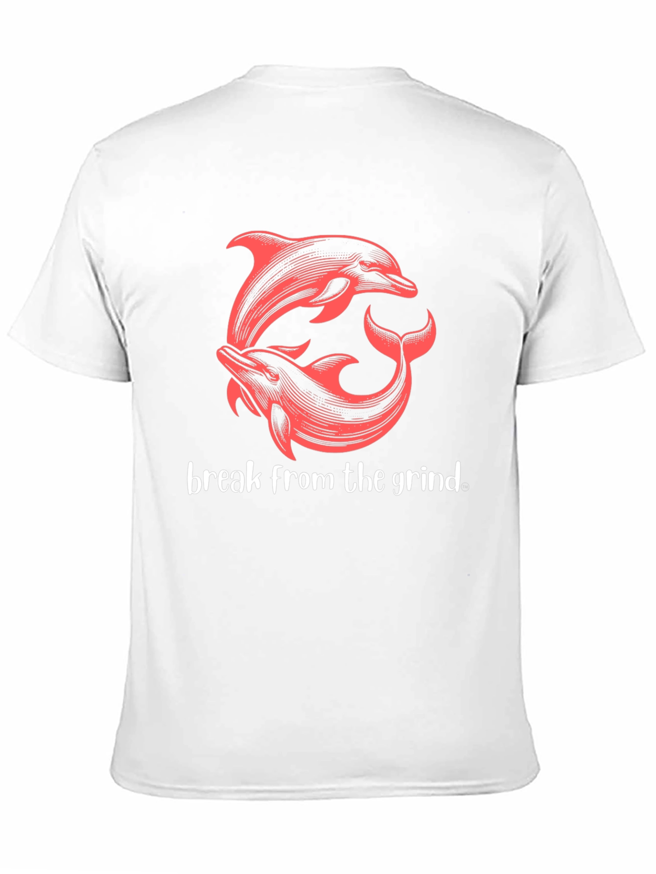 Dolphin Break from the Grind Graphic T-Shirt