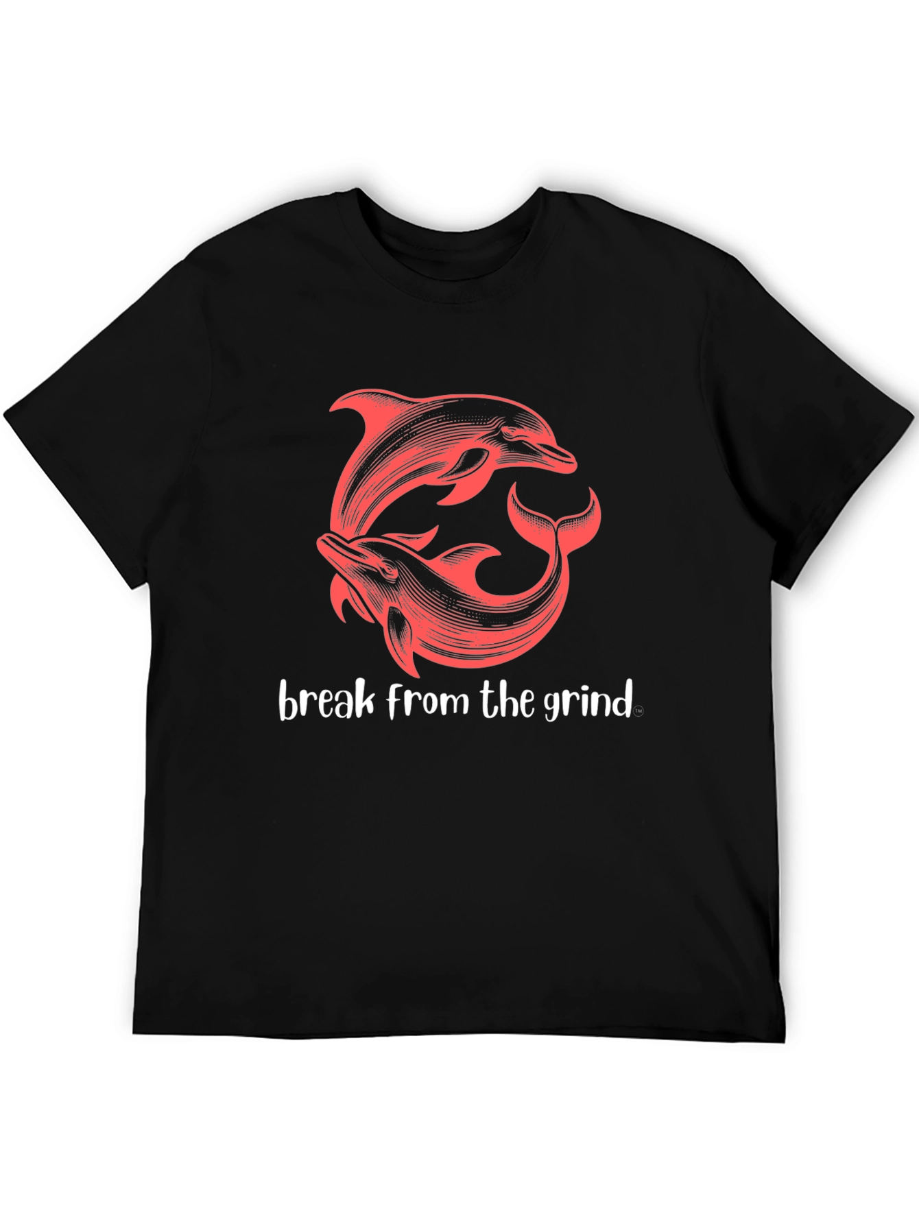 Dolphin Break from the Grind Graphic T-Shirt