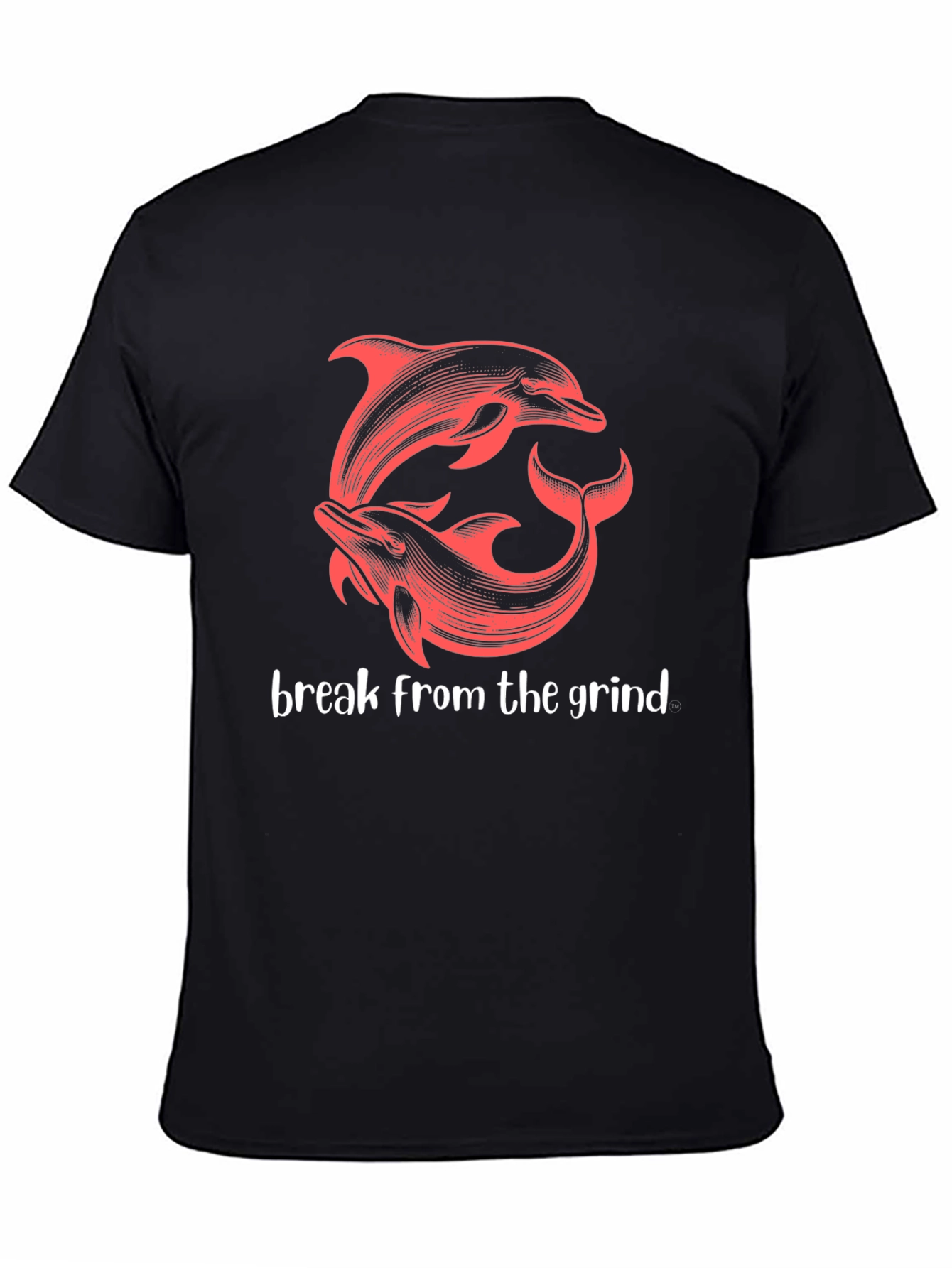 Dolphin Break from the Grind Graphic T-Shirt