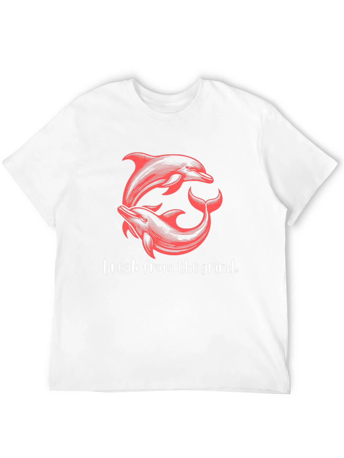Dolphin Break from the Grind Graphic T-Shirt