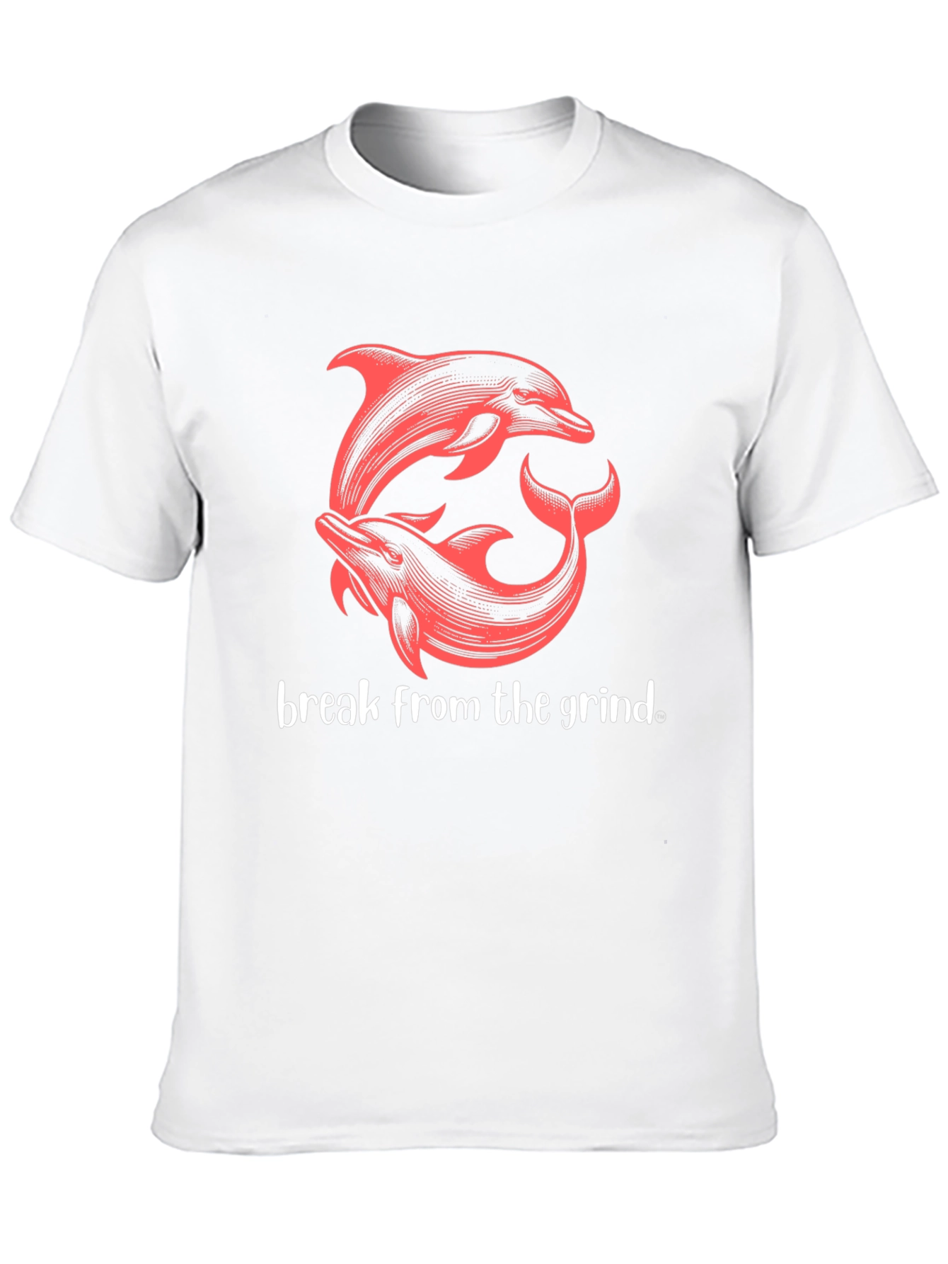 Dolphin Break from the Grind Graphic T-Shirt