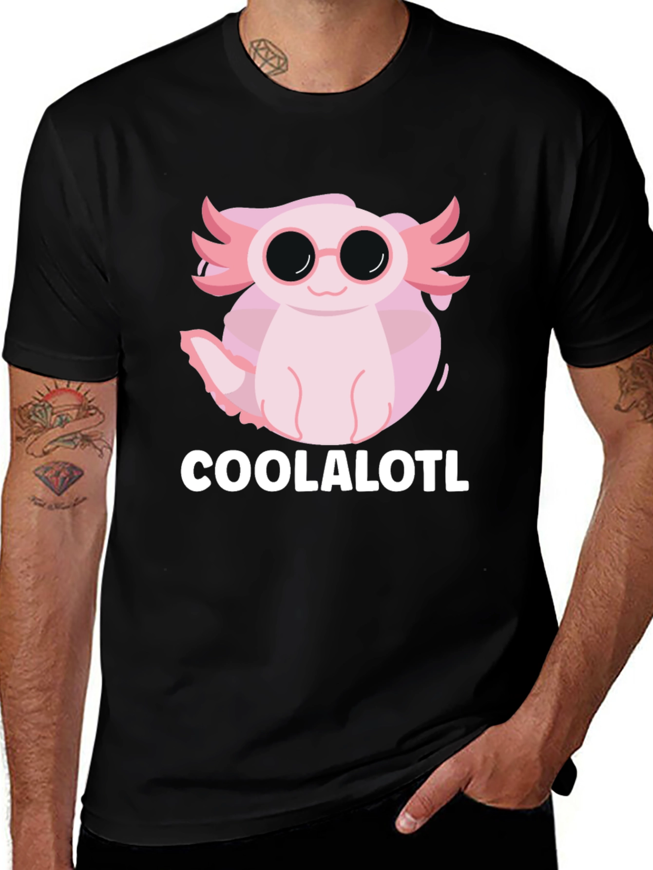 Coolalotl T-Shirt - Axolotl Design