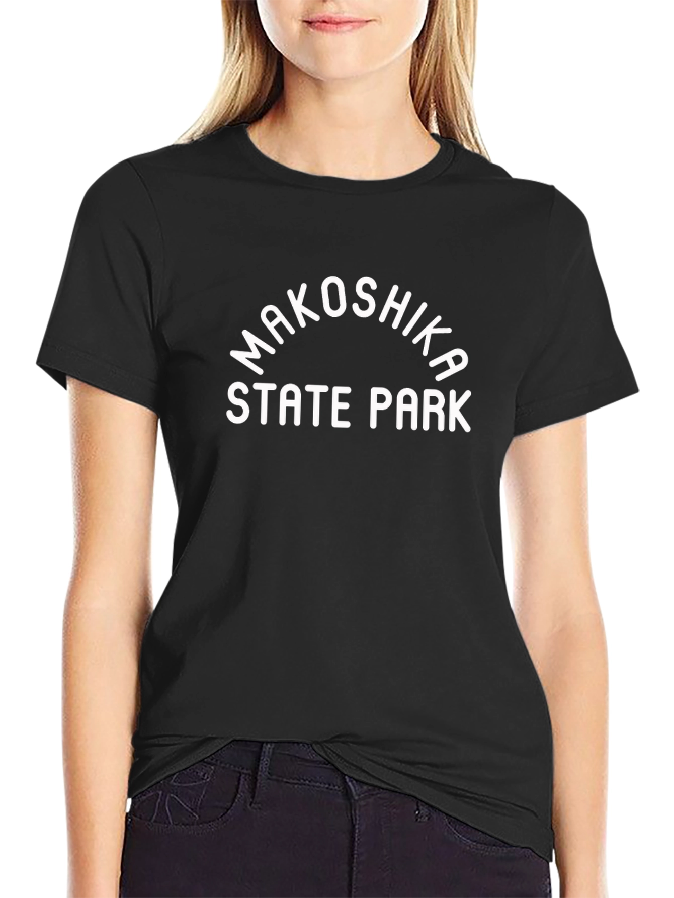 Makoshika State Park Black Graphic T-Shirt