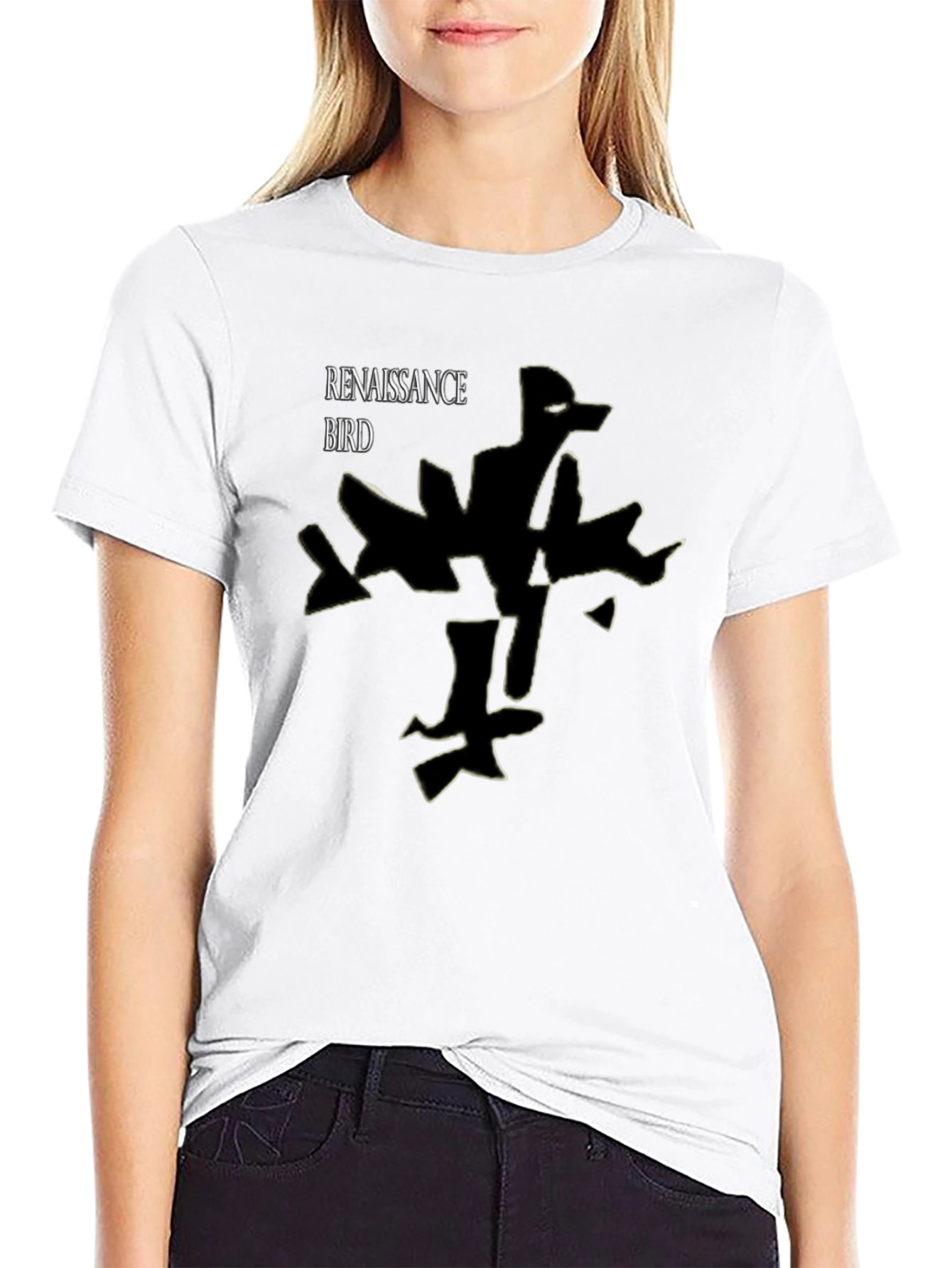 Renaissance Bird Black T-Shirt