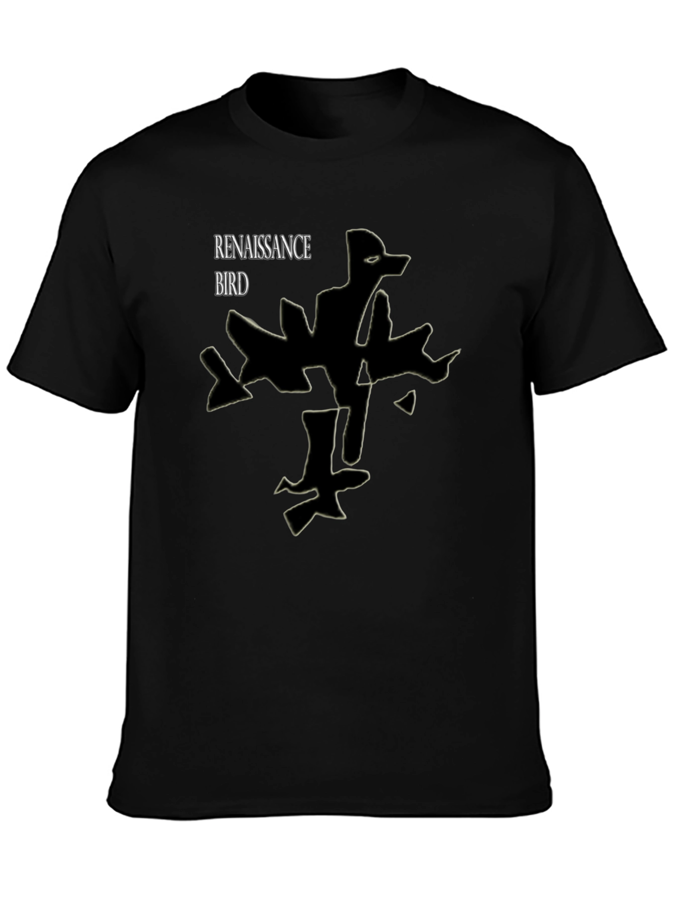 Renaissance Bird Black T-Shirt