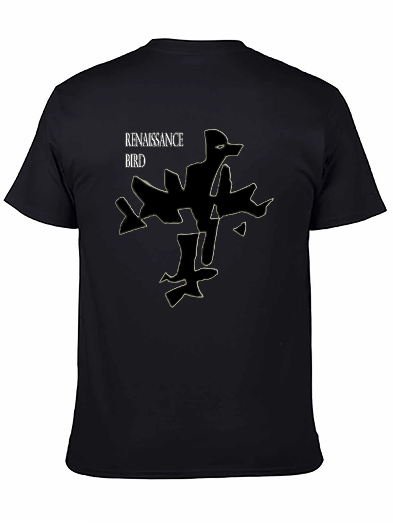 Renaissance Bird Black T-Shirt