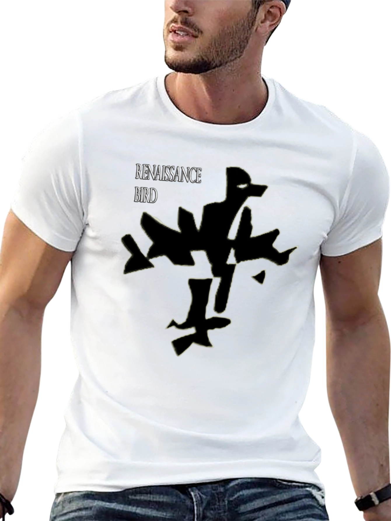 Renaissance Bird Black T-Shirt