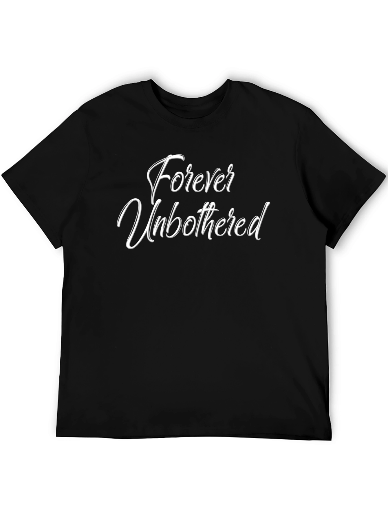 Forever Unbothered Black T-Shirt