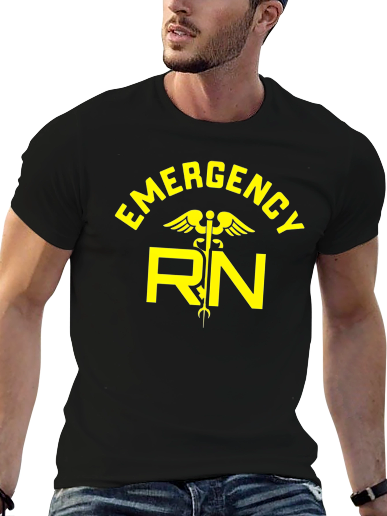 Emergency RN T-Shirt - Caduceus Design