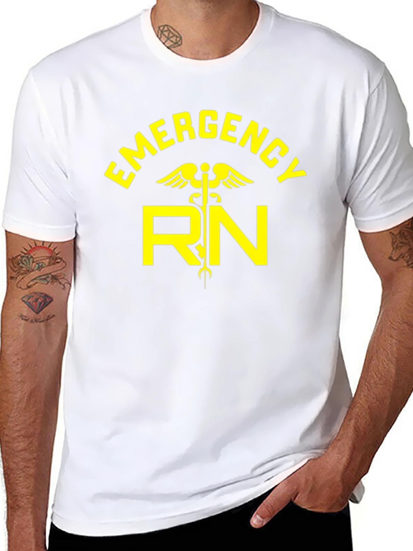Emergency RN T-Shirt - Caduceus Design
