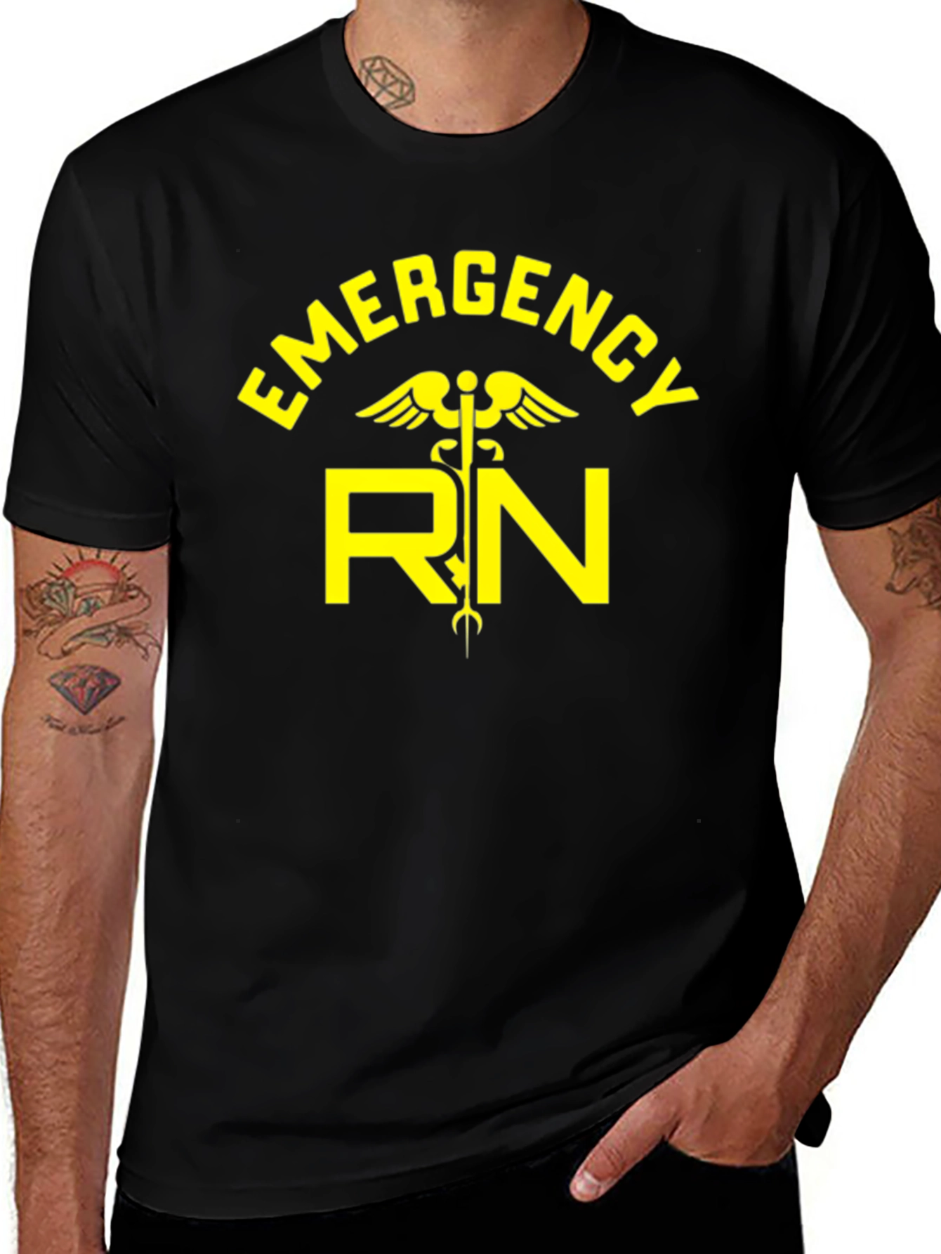 Emergency RN T-Shirt - Caduceus Design
