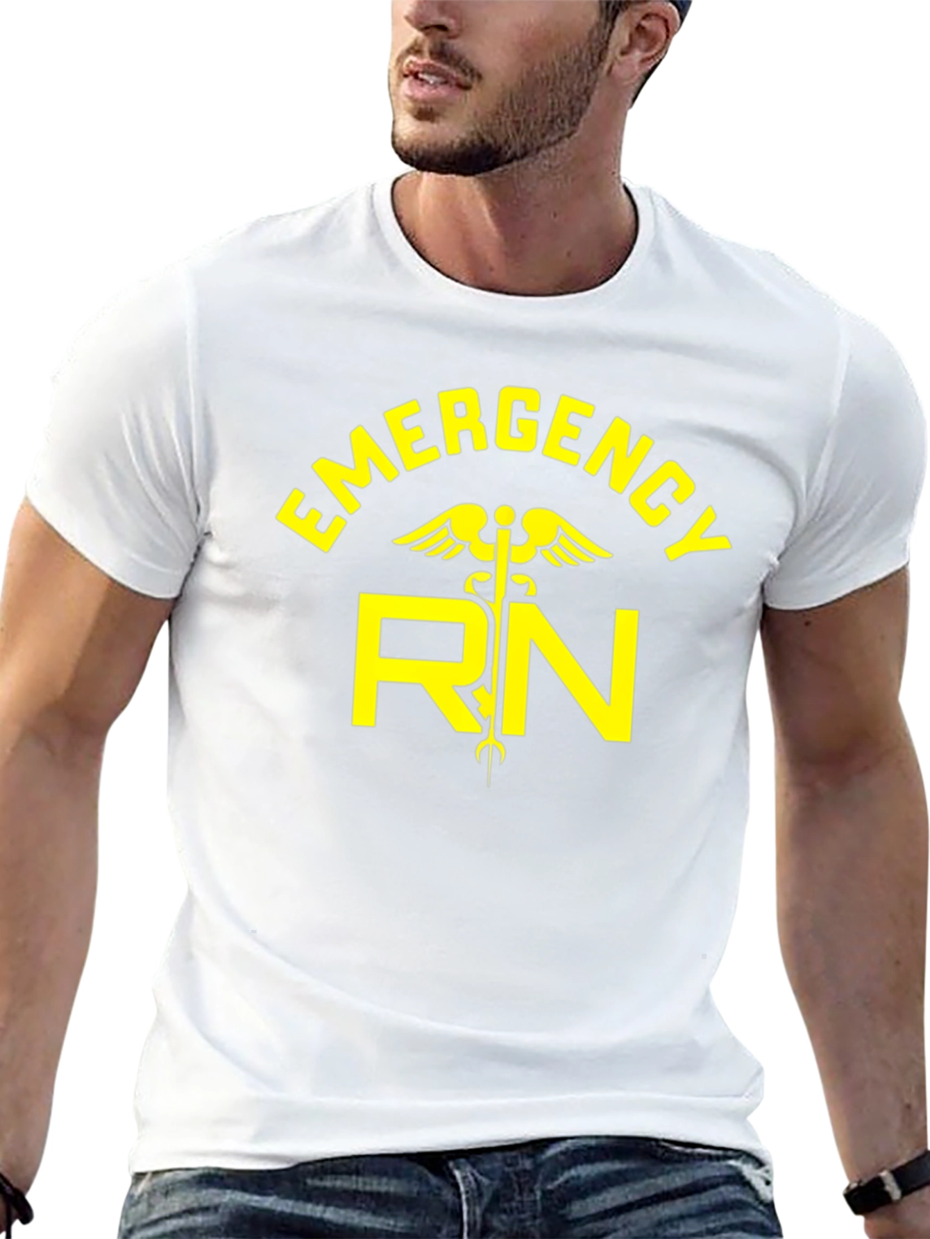 Emergency RN T-Shirt - Caduceus Design