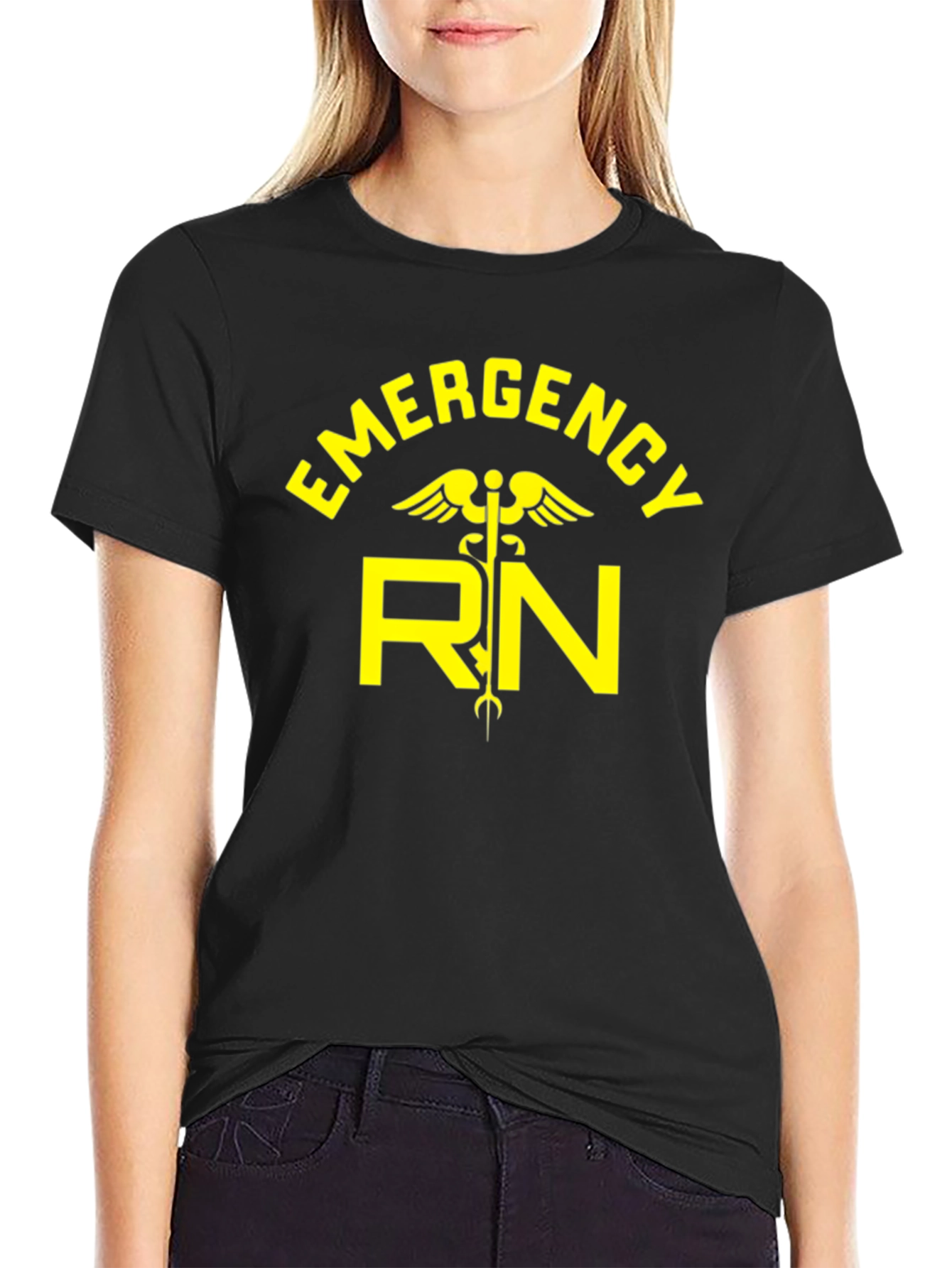 Emergency RN T-Shirt - Caduceus Design