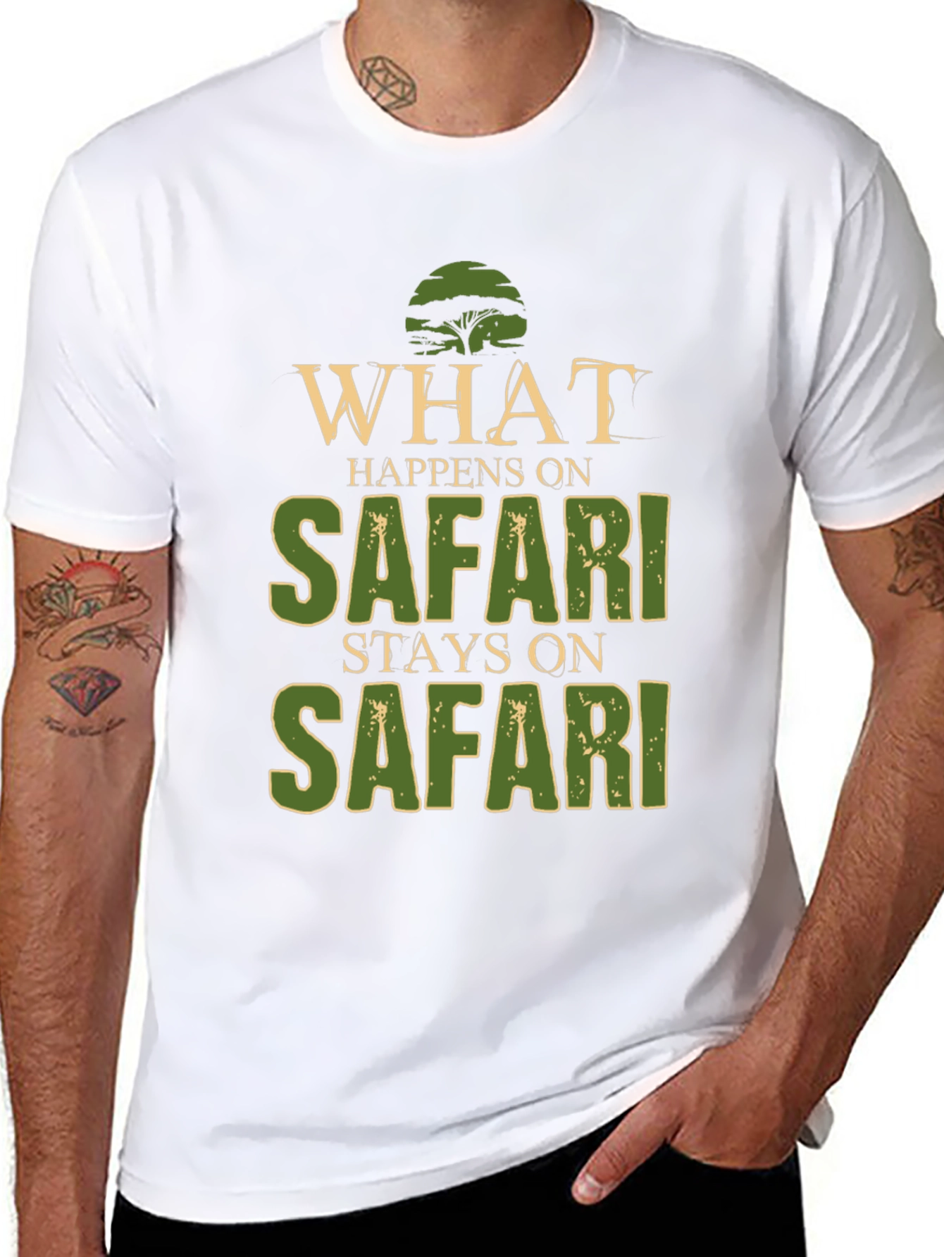 What Happens on Safari Graphic Tee