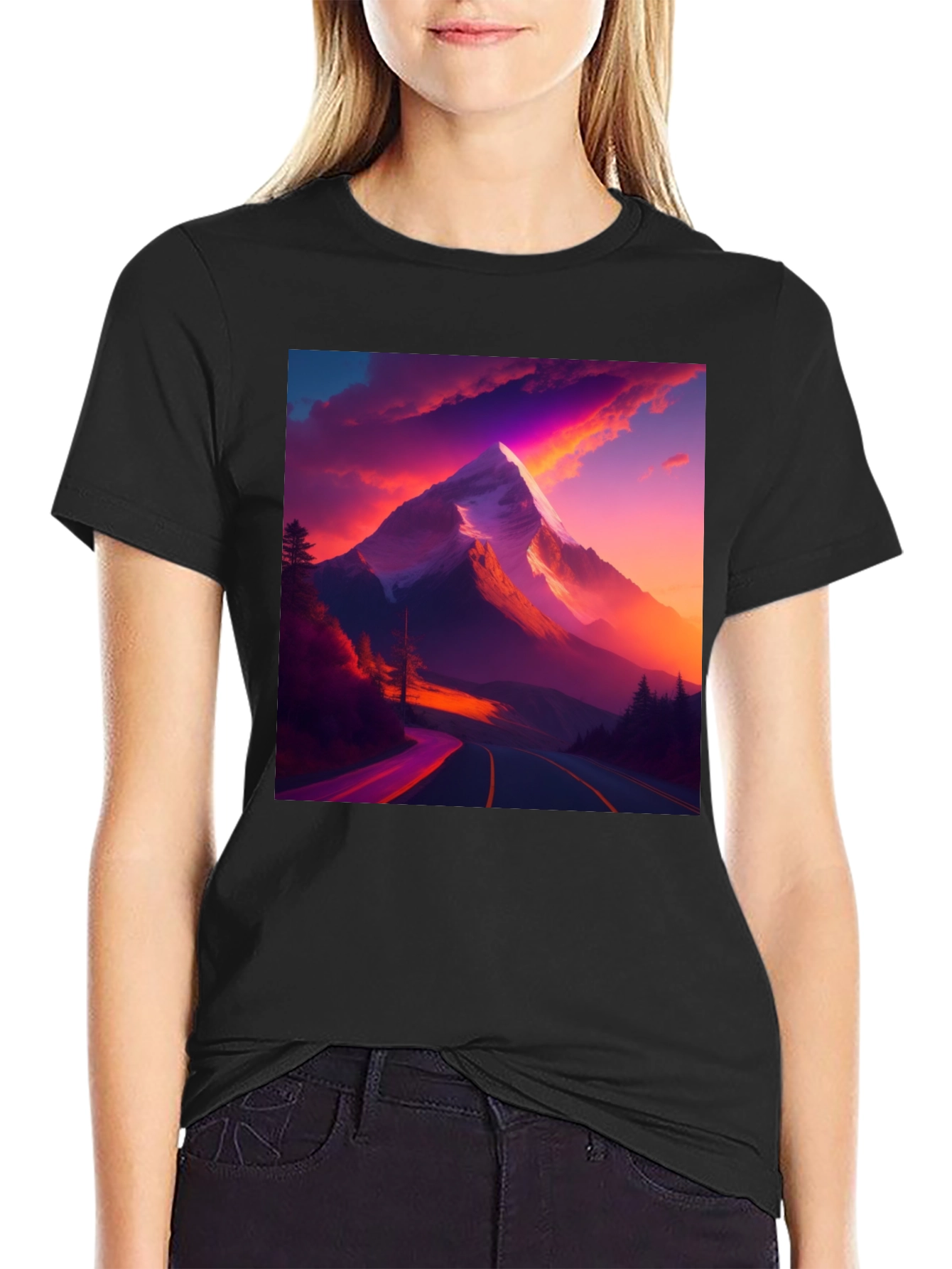 Mountain Road Graphic Tee