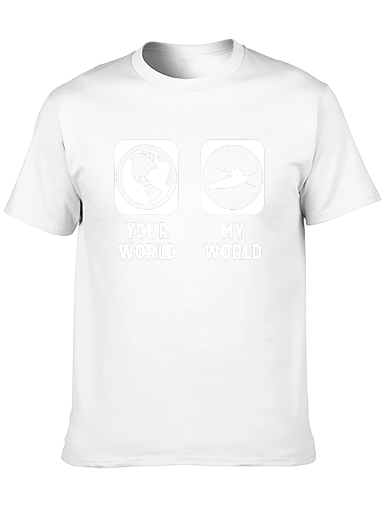 Your World My World Kayak Graphic T-Shirt