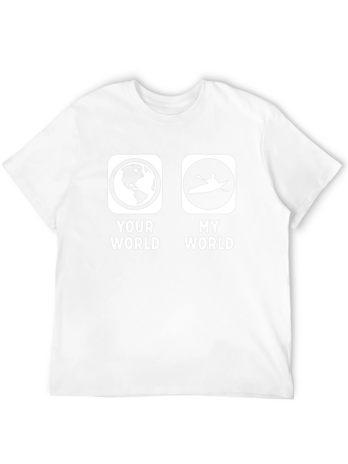Your World My World Kayak Graphic T-Shirt