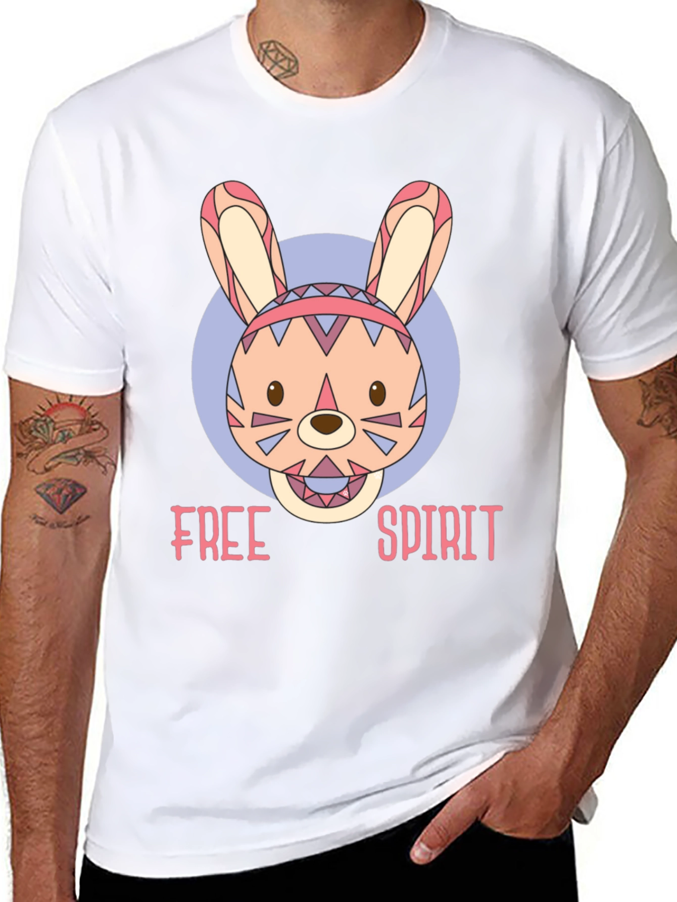 Free Spirit Bunny Graphic Tee