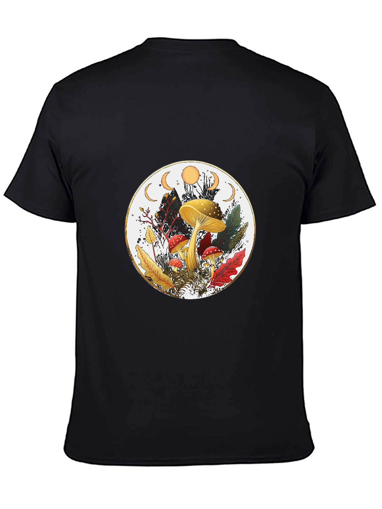 Mushroom Moon Phase Graphic Tee