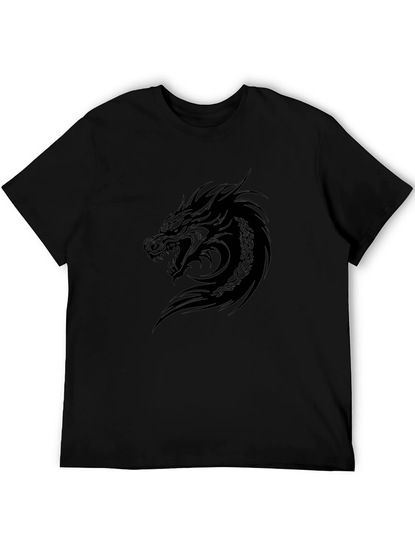 Dragon Graphic Black T-Shirt - Mens Fashion