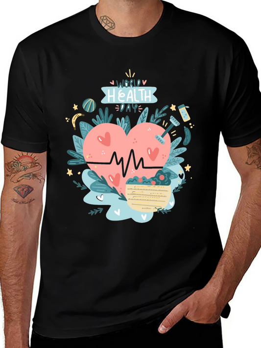 Health Day Black Tee