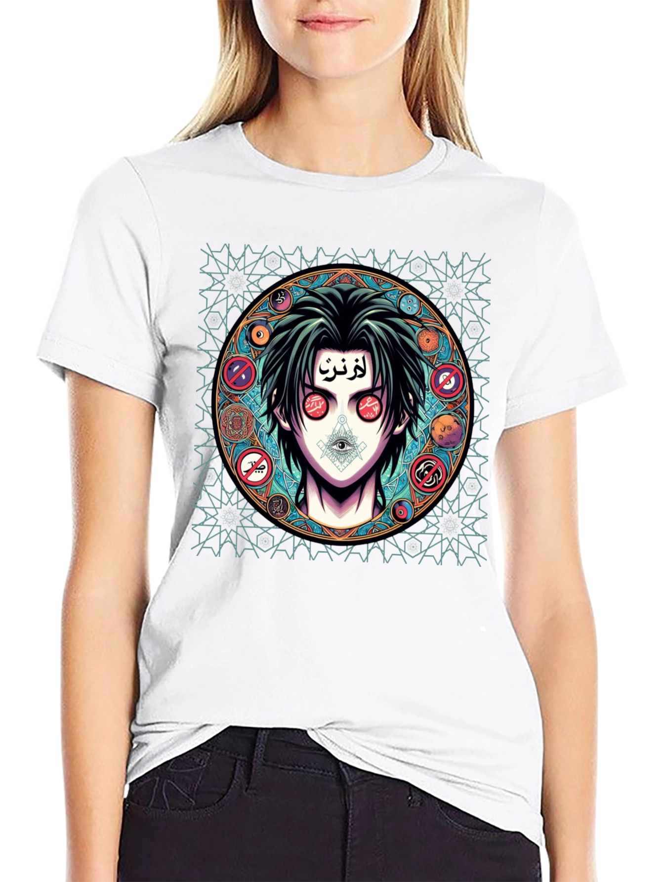 Mystic Anime Graphic Tee - Unique Design Shirt