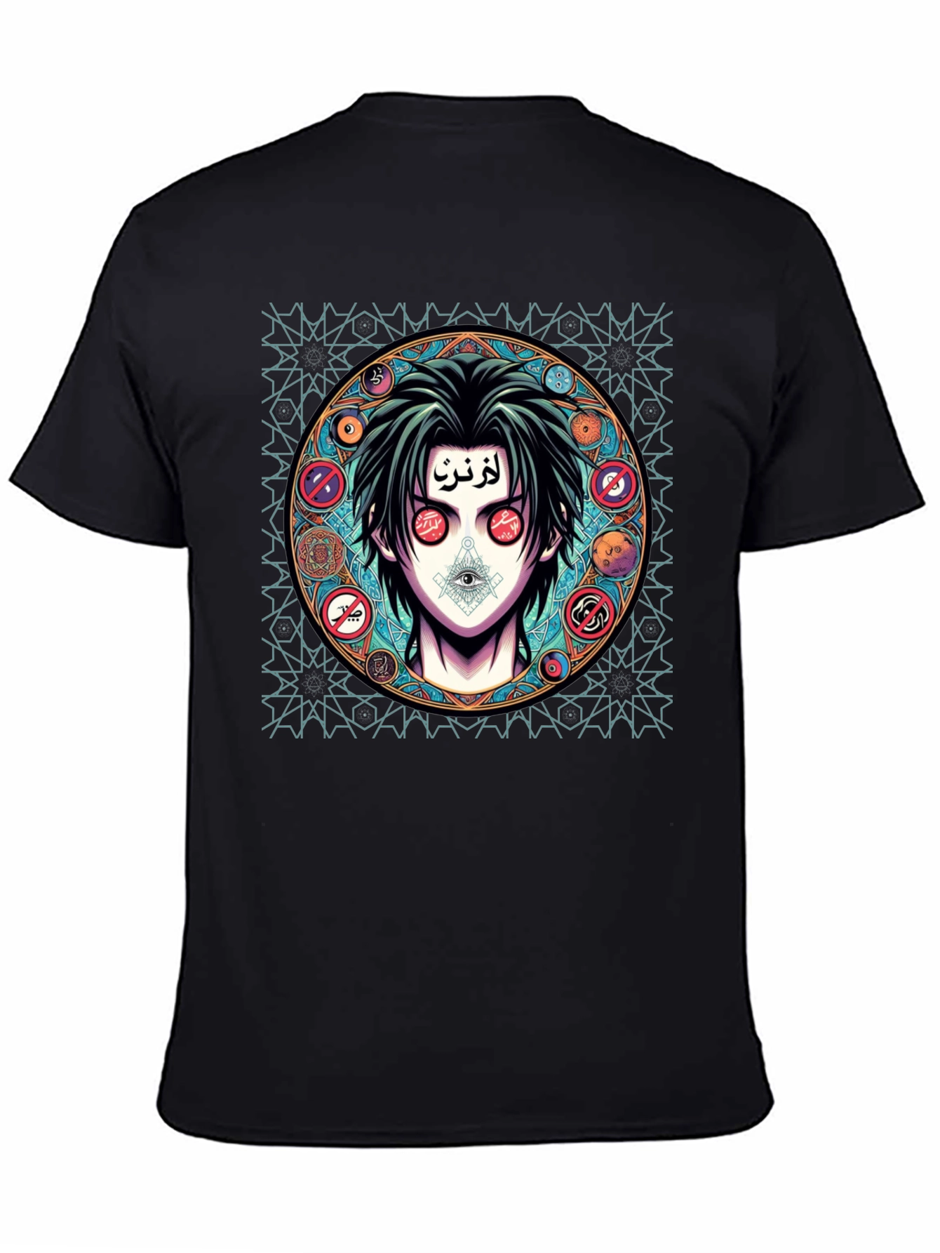 Mystic Anime Graphic Tee - Unique Design Shirt