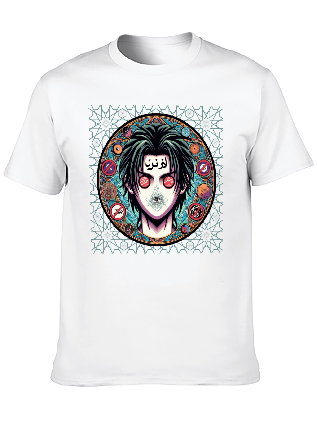 Mystic Anime Graphic Tee - Unique Design Shirt