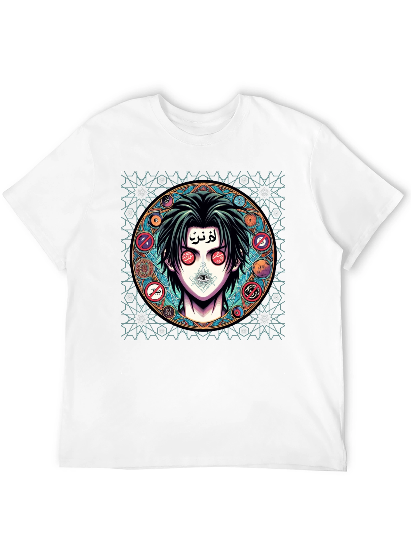 Mystic Anime Graphic Tee - Unique Design Shirt
