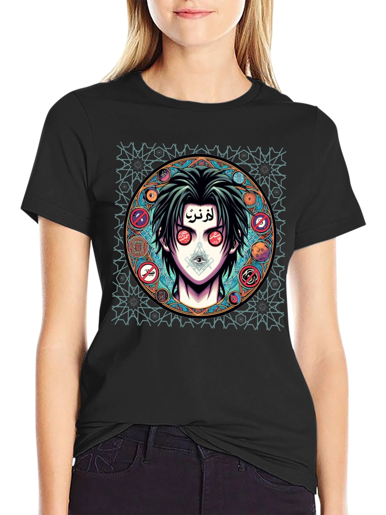 Mystic Anime Graphic Tee - Unique Design Shirt