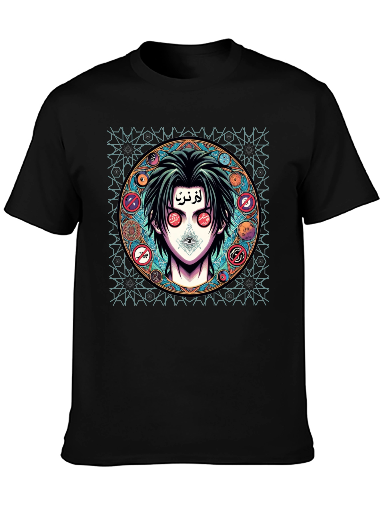 Mystic Anime Graphic Tee - Unique Design Shirt