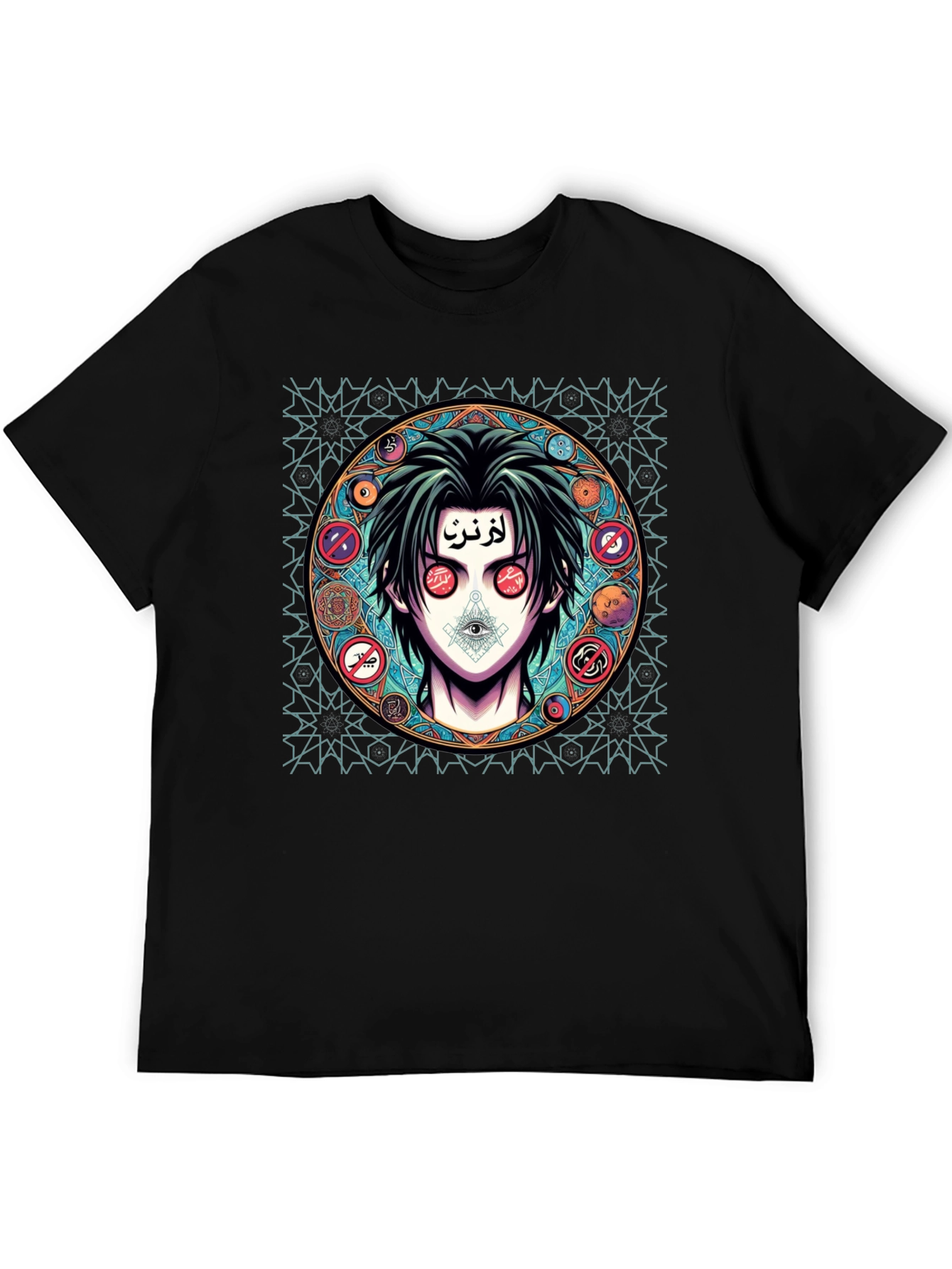 Mystic Anime Graphic Tee - Unique Design Shirt