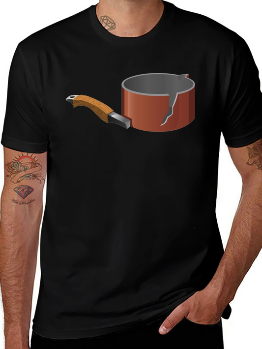Broken Pot Graphic Tee - Unique Casual Wear