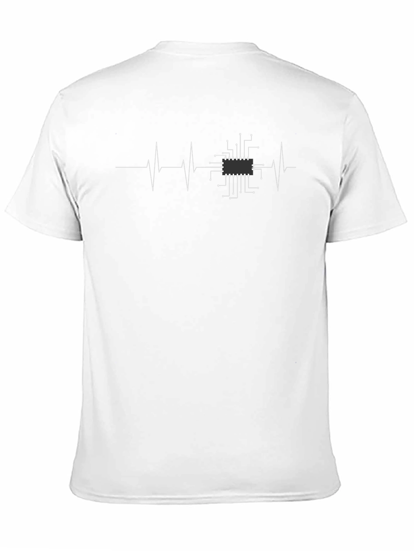 Circuit Board Heartbeat T-Shirt - Tech Lover Tee