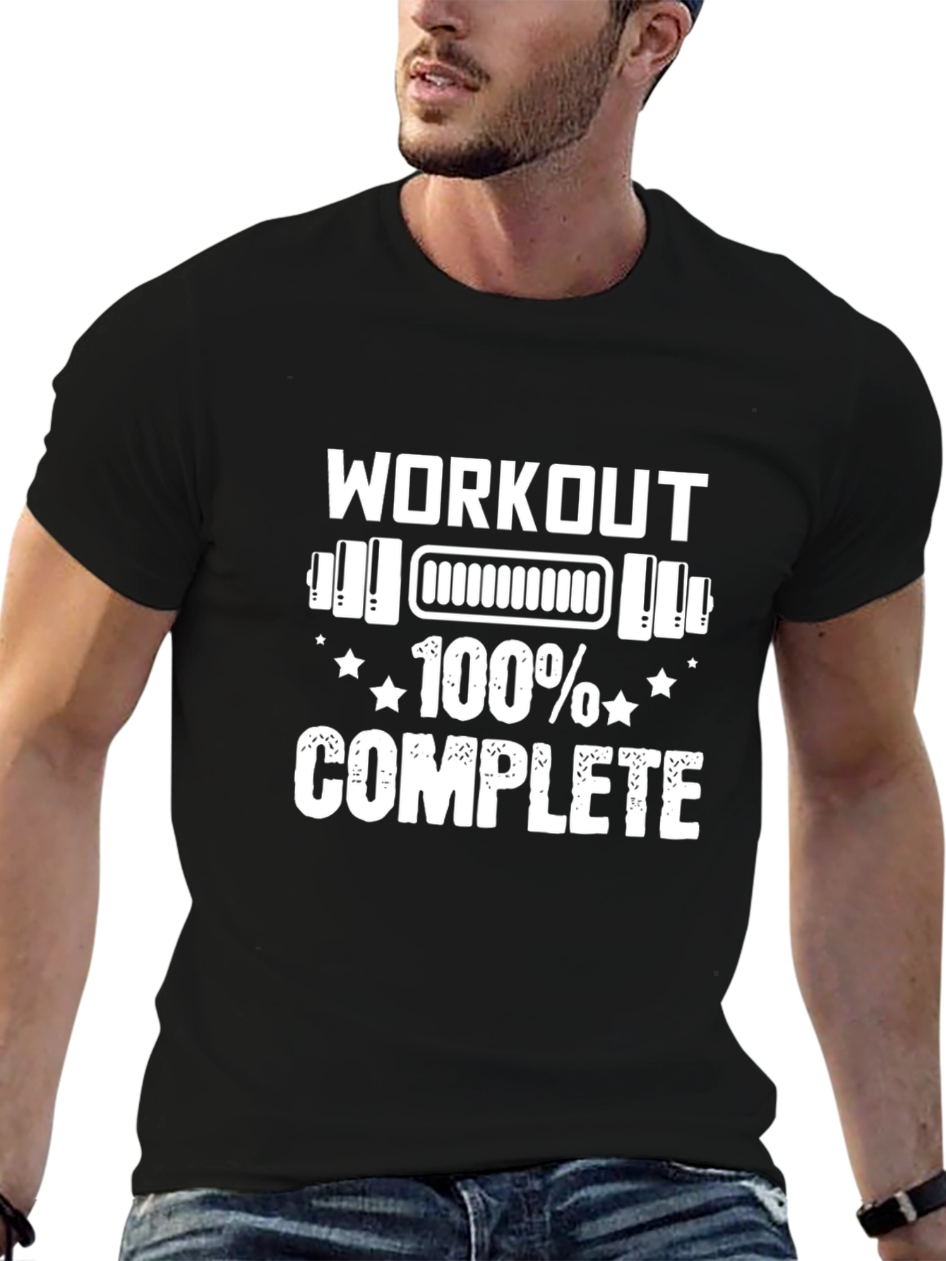 Workout 100% Complete Graphic Tee