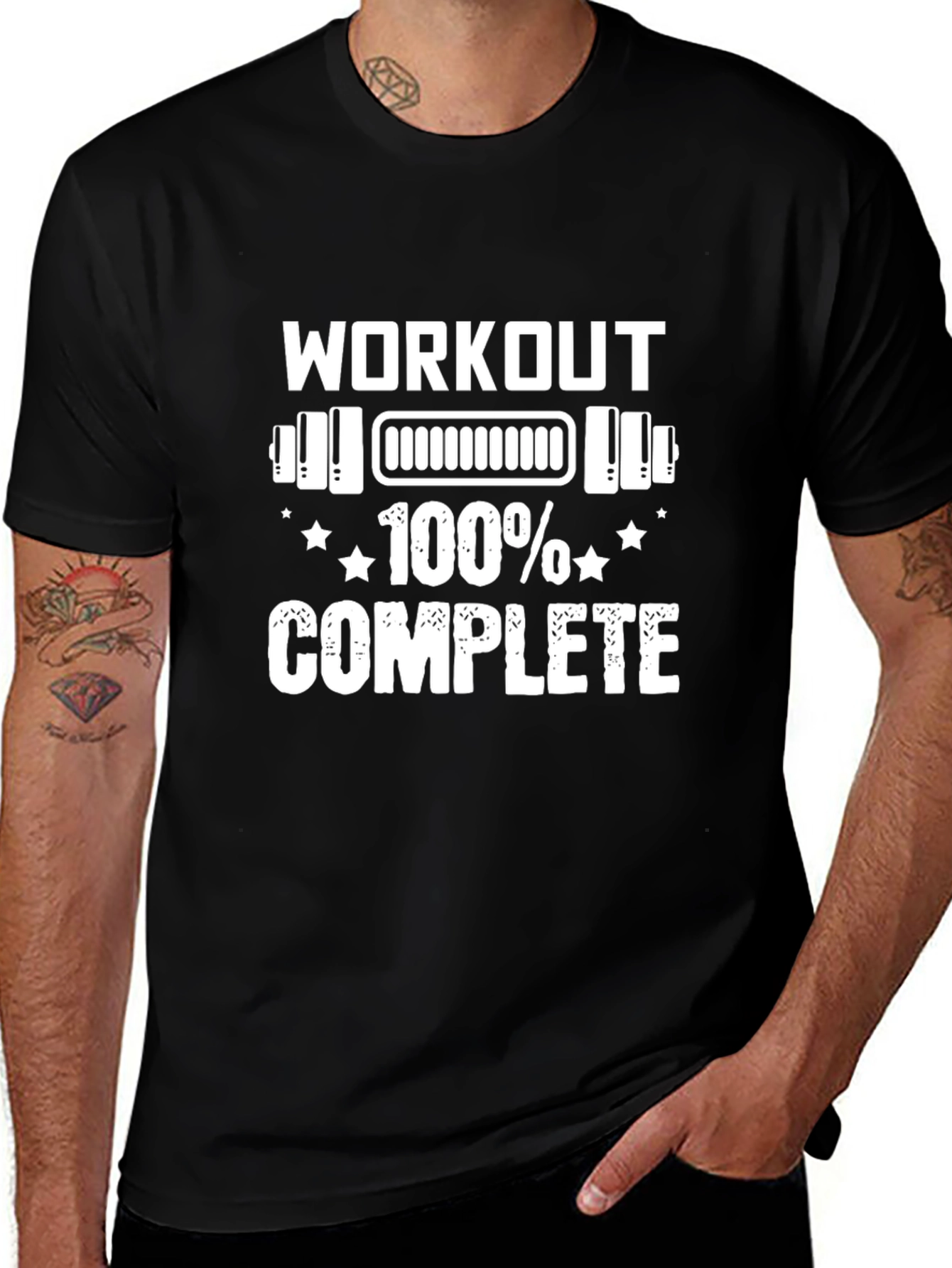 Workout 100% Complete Graphic Tee