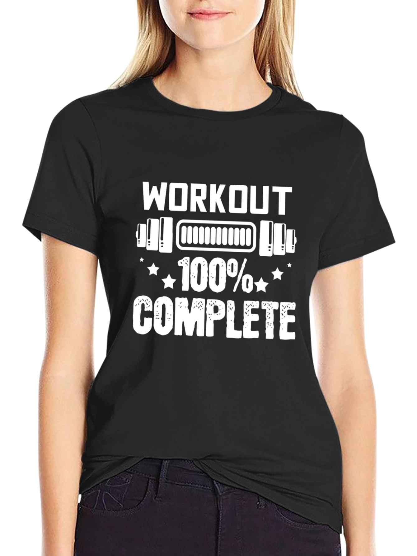 Workout 100% Complete Graphic Tee