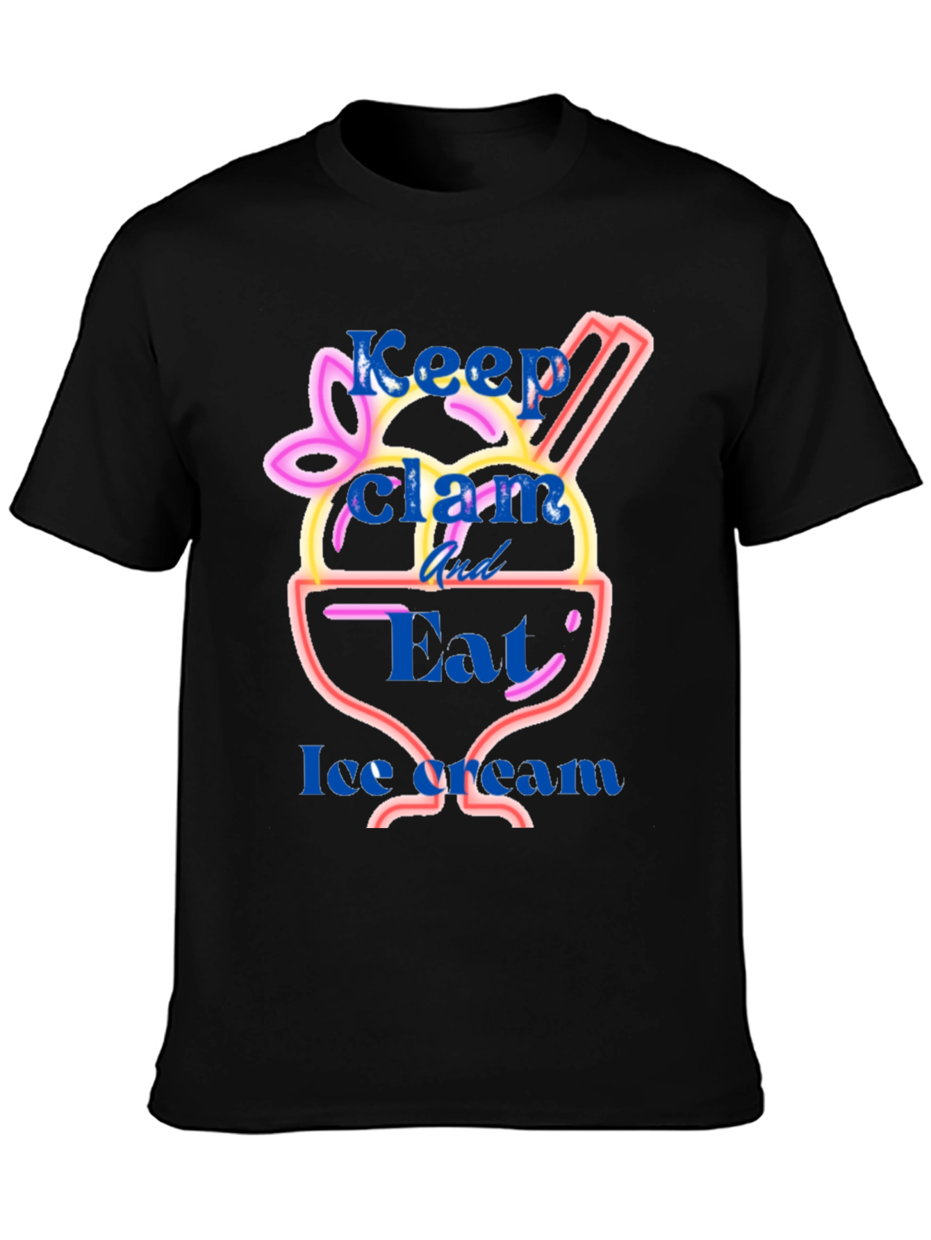 Keep Clam and Eat Ice Cream T-Shirt