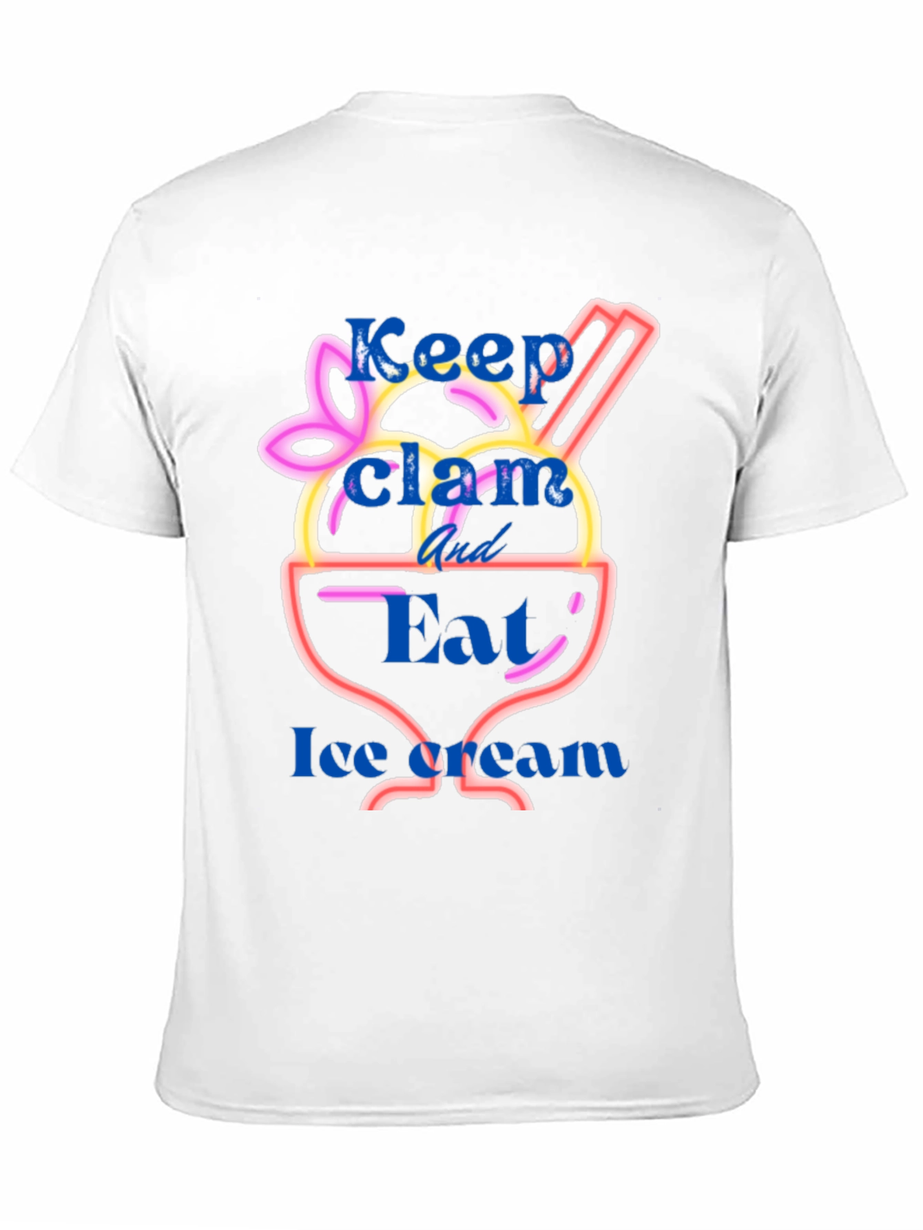 Keep Clam and Eat Ice Cream T-Shirt