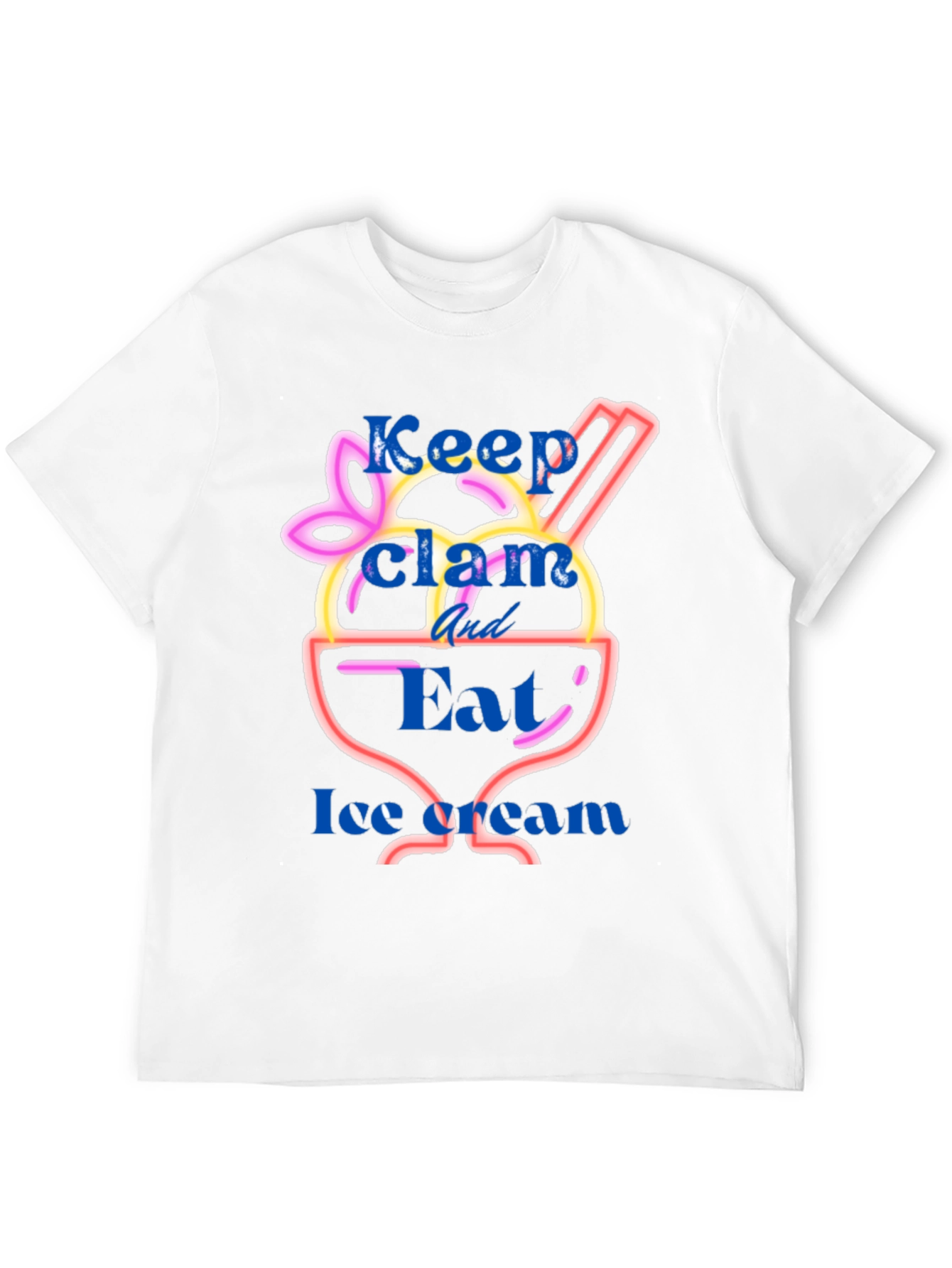 Keep Clam and Eat Ice Cream T-Shirt