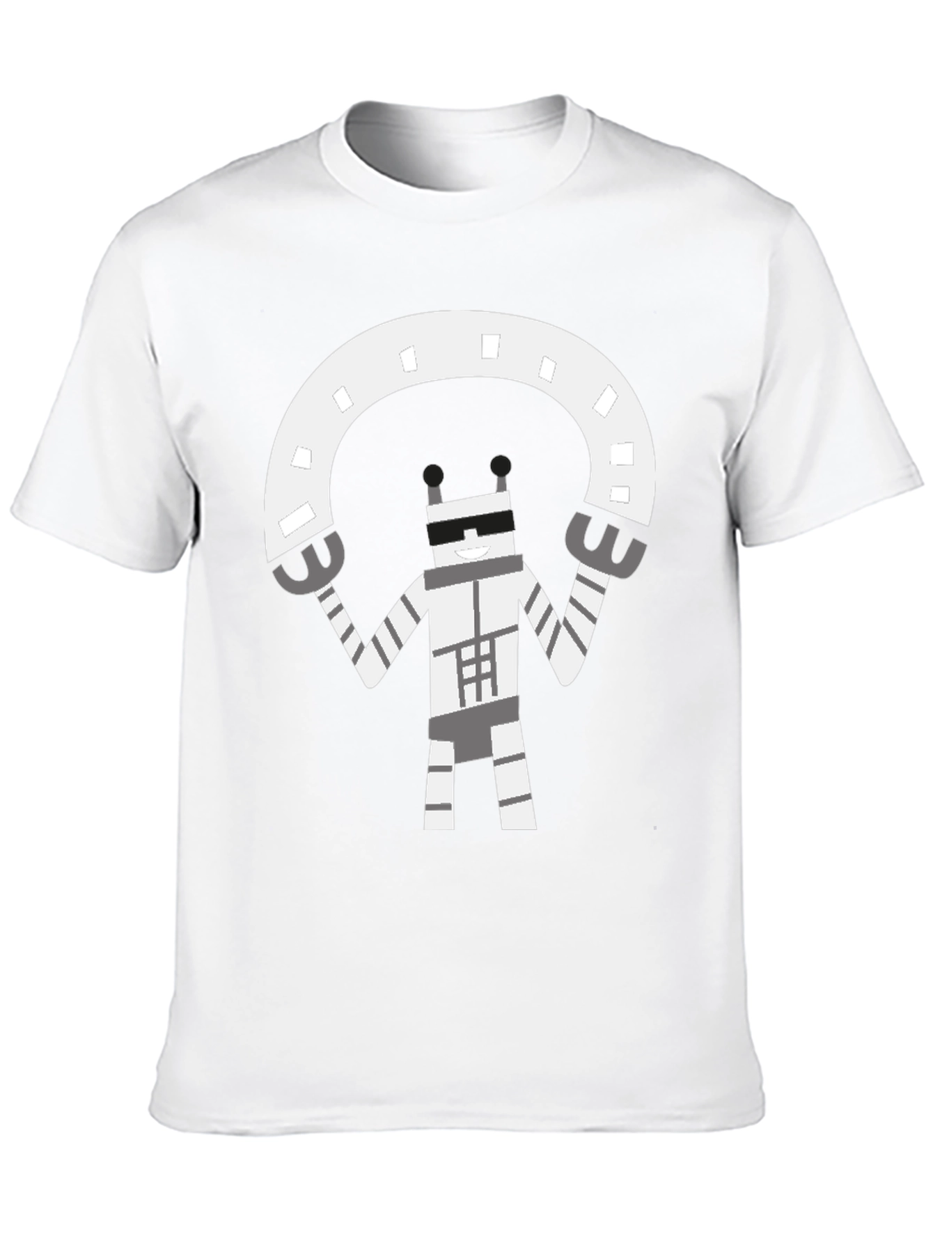 Robot Graphic Black T-Shirt