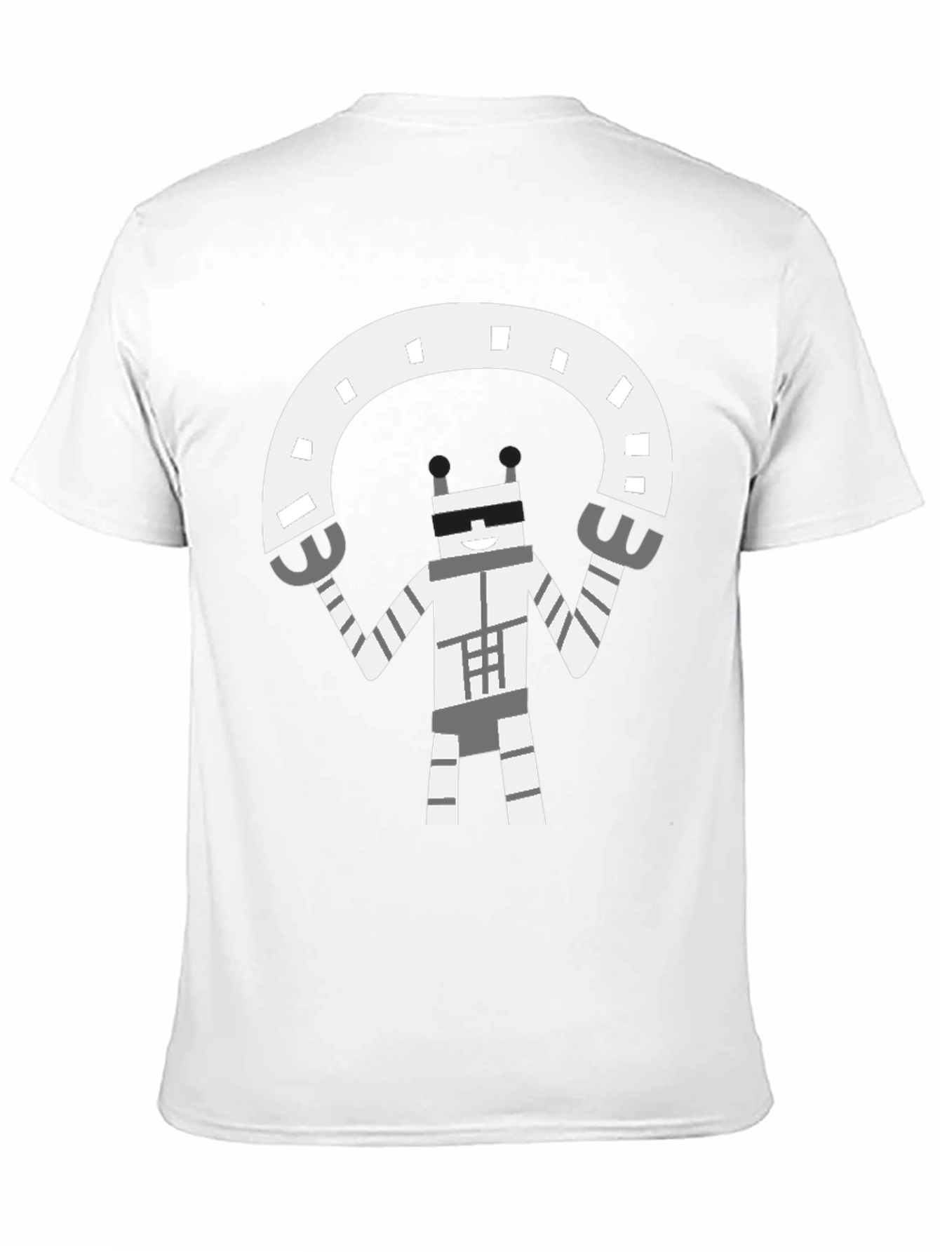 Robot Graphic Black T-Shirt