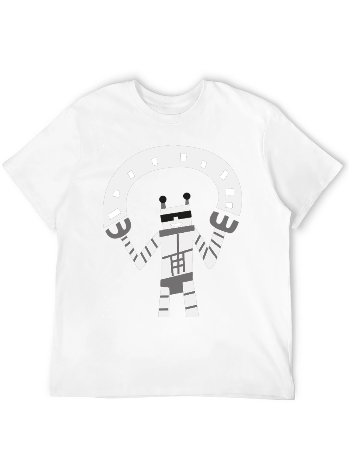 Robot Graphic Black T-Shirt
