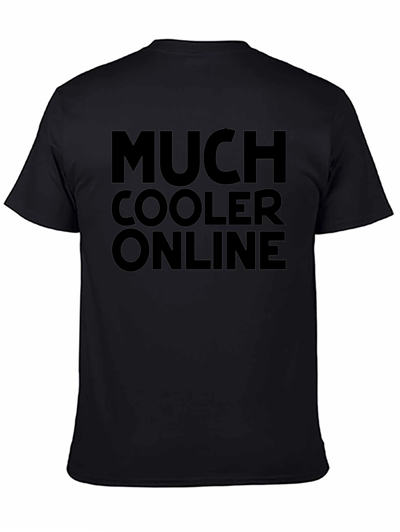 Much Cooler Online Black Graphic Tee